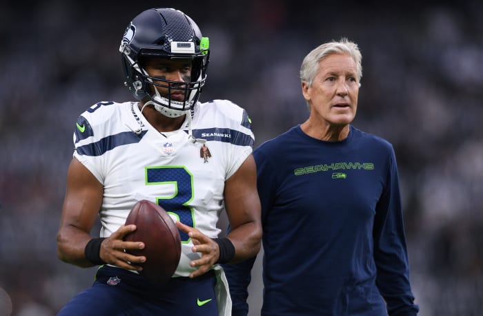 Russell Wilson Pete Carroll